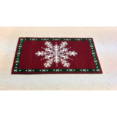 Snowflake Christmas Rug                                     