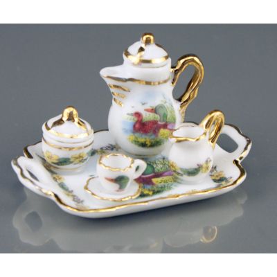 Teaset on Tray - DUCK