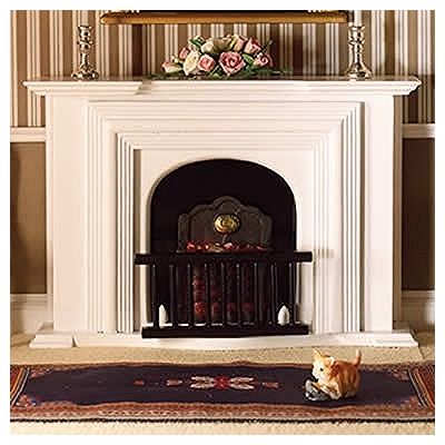 White Georgian Fireplace                                    