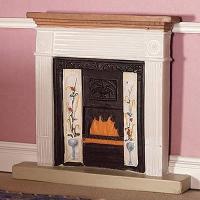 White Victorian Fireplace (PR)                              