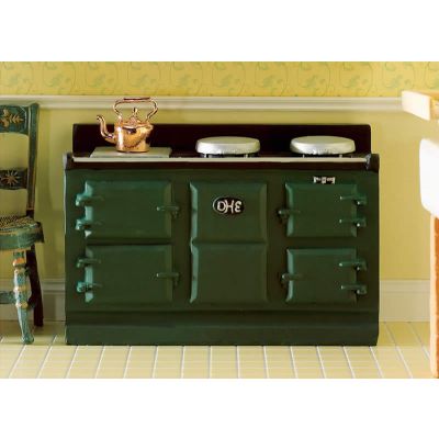 Large Green Aga-style Stove (PR)                            