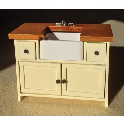 Cream Shaker-style Sink Unit                                