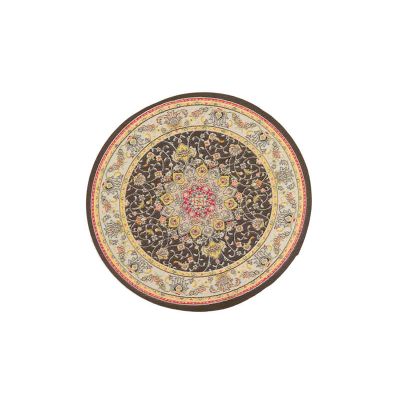 Ebony-Ray Victorian Round Rug                               