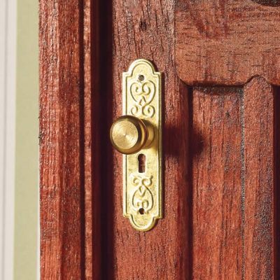 Door plate set (2 Door Plates, 2 Knobs & 1 threaded rod )                               