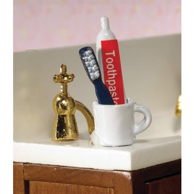 Toothbrush, Toothpaste & Mug, 3 pcs                         