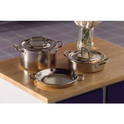 'Chrome' Pans, 5 pcs                                        