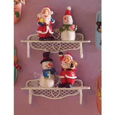 Festive Christmas Figurines, 4 pcs                                    