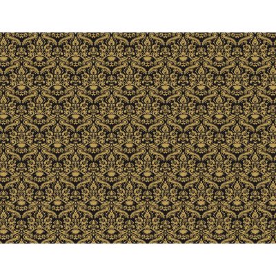 Black Damask Wallpaper (A2 size)