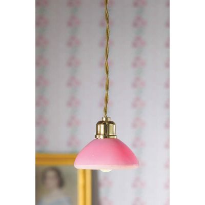 Pink Dome Ceiling Light                                     