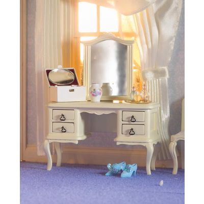 French-style Cream Dressing Table                           