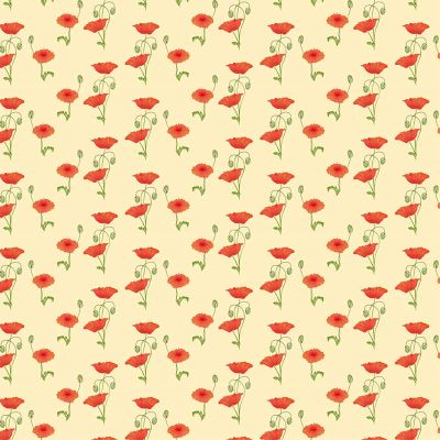 Red Poppy Wallpaper (A2 size)      