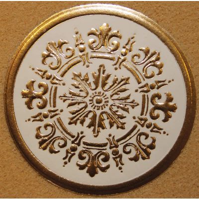 Floral Embossed 'Gold' Ceiling Rose                         