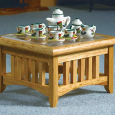 Coffee Table with 'Glass' Top (L)                           