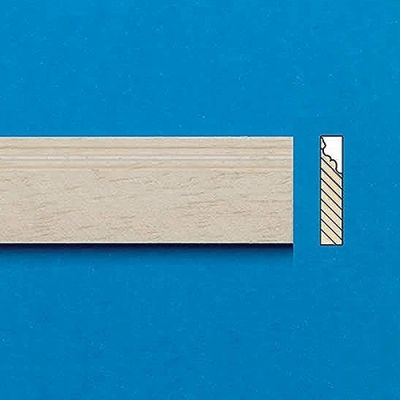 Lightwood Skirting Board, 6 pieces ,square cut 300 mm long 