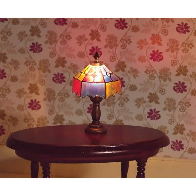 Coloured 'Tiffany' Lamp                                     