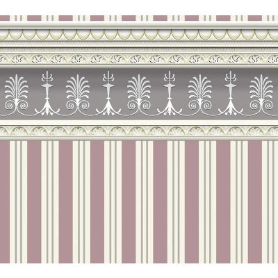 Heather Stripe Wallpaper (A2 size)