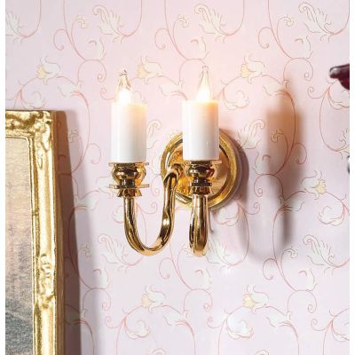 Twin Candle Wall Light                                      