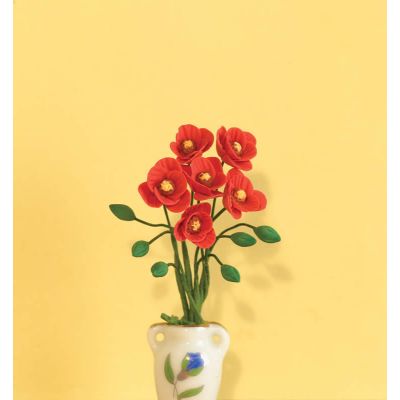 Red Poppies, 6 Pcs                                          