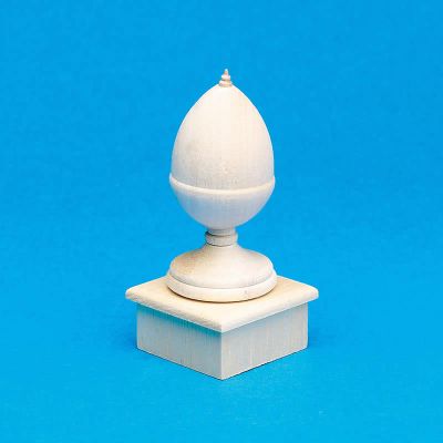 Wooden Acorn Finial                                         