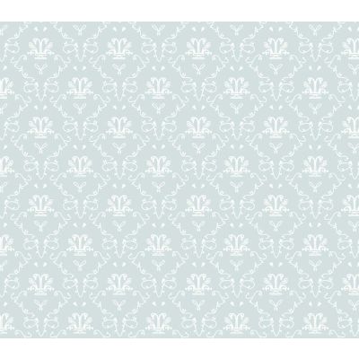 Bleu French Toile Wallpaper (A2 size)