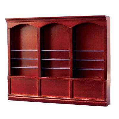 Mahog Deluxe Triple Shelves 