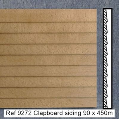 Clapboard siding 90 x 450mm, pk4                             