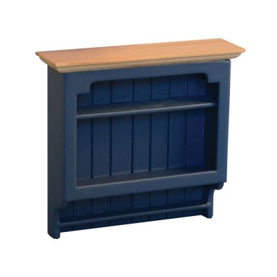 Shaker-style Shelves Blue/Pine	                              