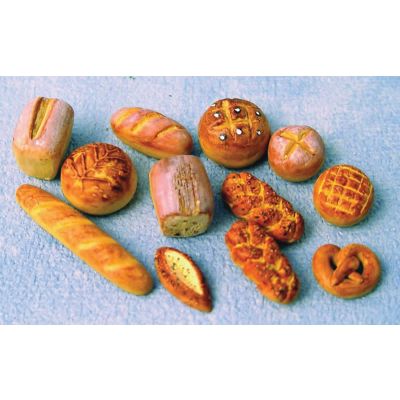  Bread (12 assorted designs, but only one item is supplied)