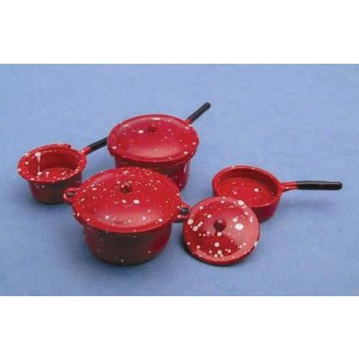 Saucepan Set Red