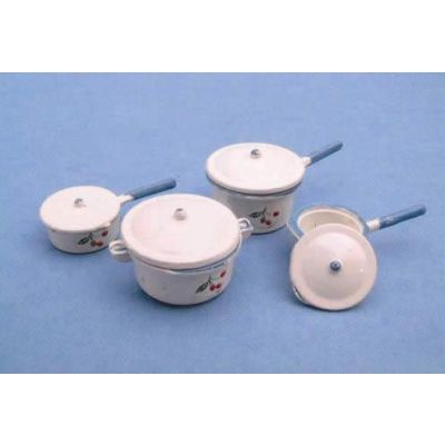 Saucepan Set White