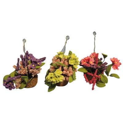 Hang Flower Basket 3 assorted designs( Price each basket)