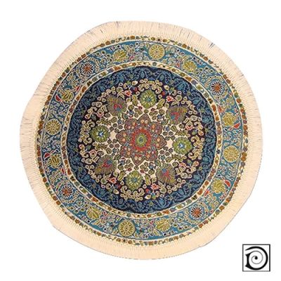 Circle  Carpet Blue 