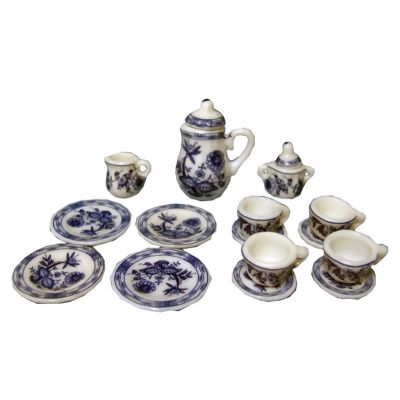 Blue Deluxe Tea/Coffee Set