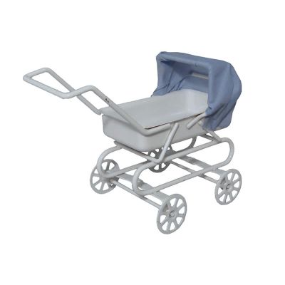 Blue Hood Pram (A61153)