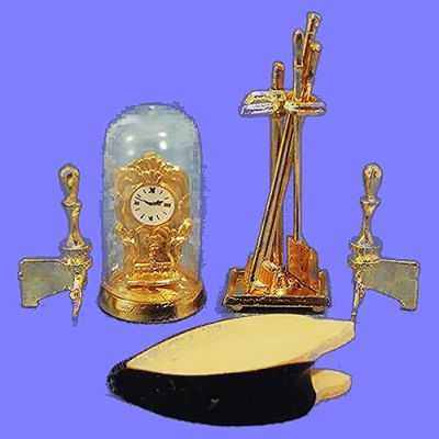 FireplaceTools,Bellows,Clock