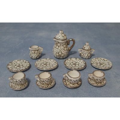 30's Web Pattern Tea Set