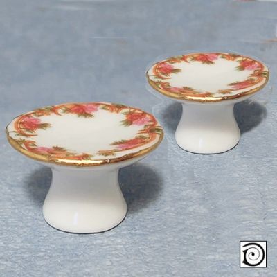 Rose Cake Stand pk2