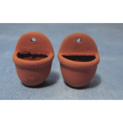 Terracotta Wall Pots pk2