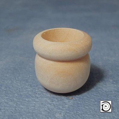 Woden Honey Pot 2cm pk2                                     