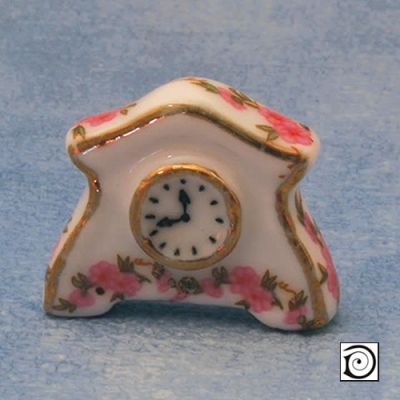 Ceramic Rose Clock