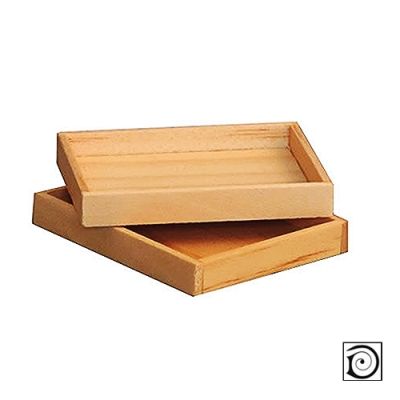 Small Wooden Tray, pk 2