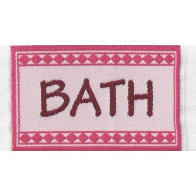 Bath mat, pink.