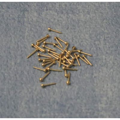 Pk. 40 5mm Brass Pin/Tape Con.