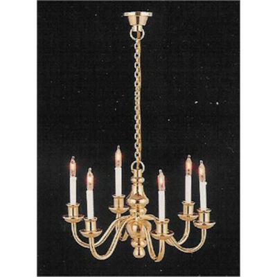 Six candle delux Chandelier