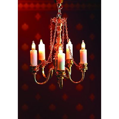 5 candle delux chandelier