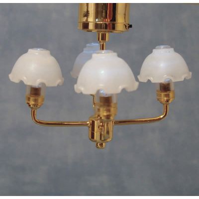 4 Piecrust Ceiling Light LED  (Battery)