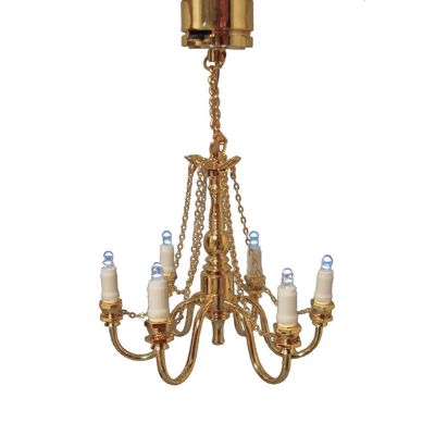 6 Light Chandelier LED  (Battery)