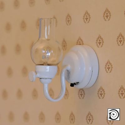 White wall oil lamp LED (Battery)                       