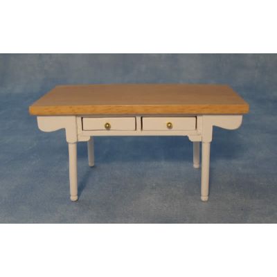 White & Pine Kitchen Table