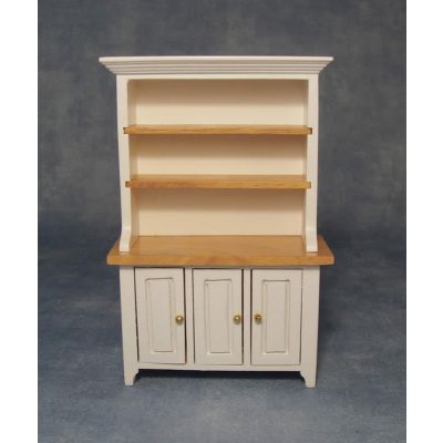 White & Pine Kitchen Dresser